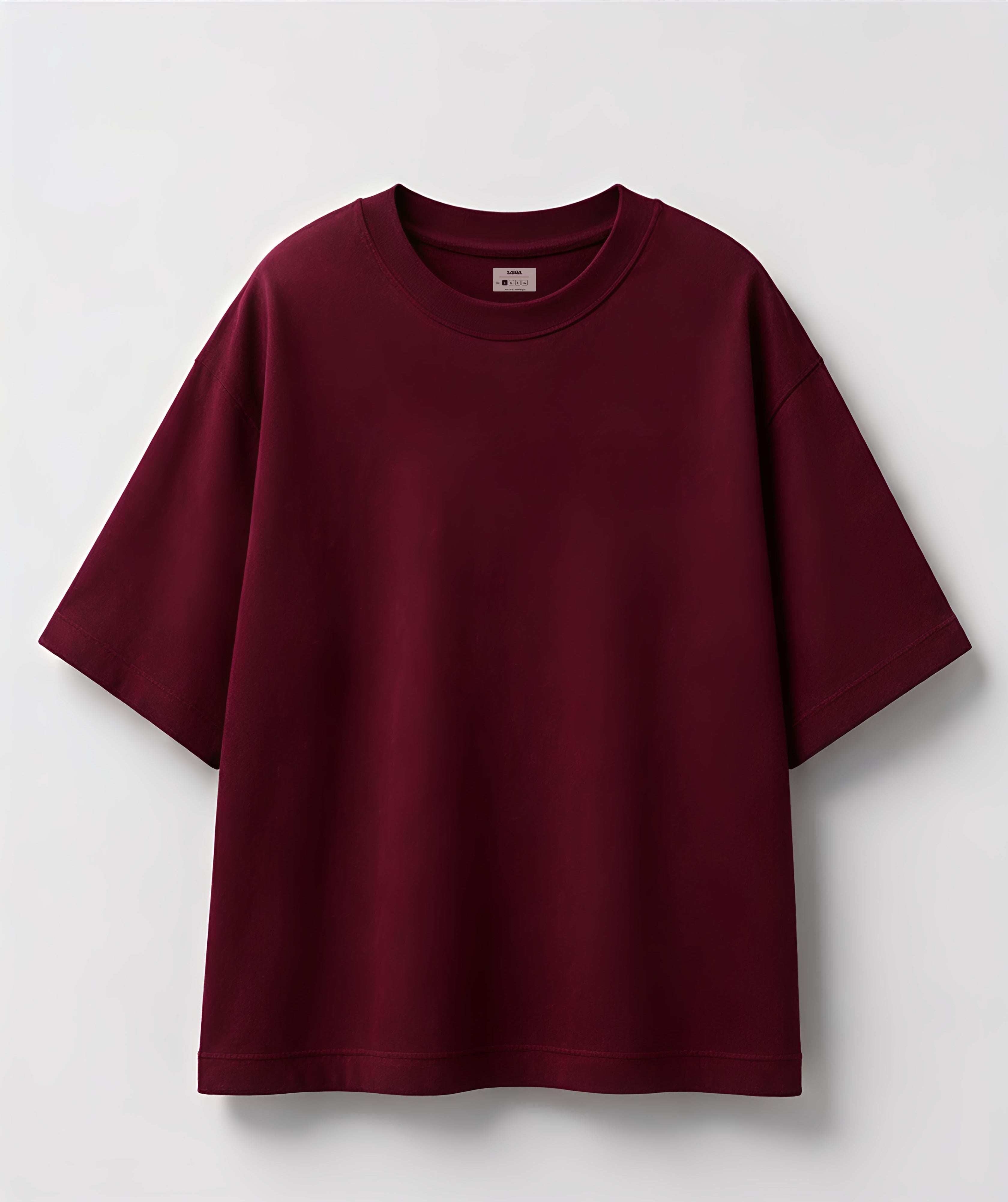 Oversized Burgundy T-shirt