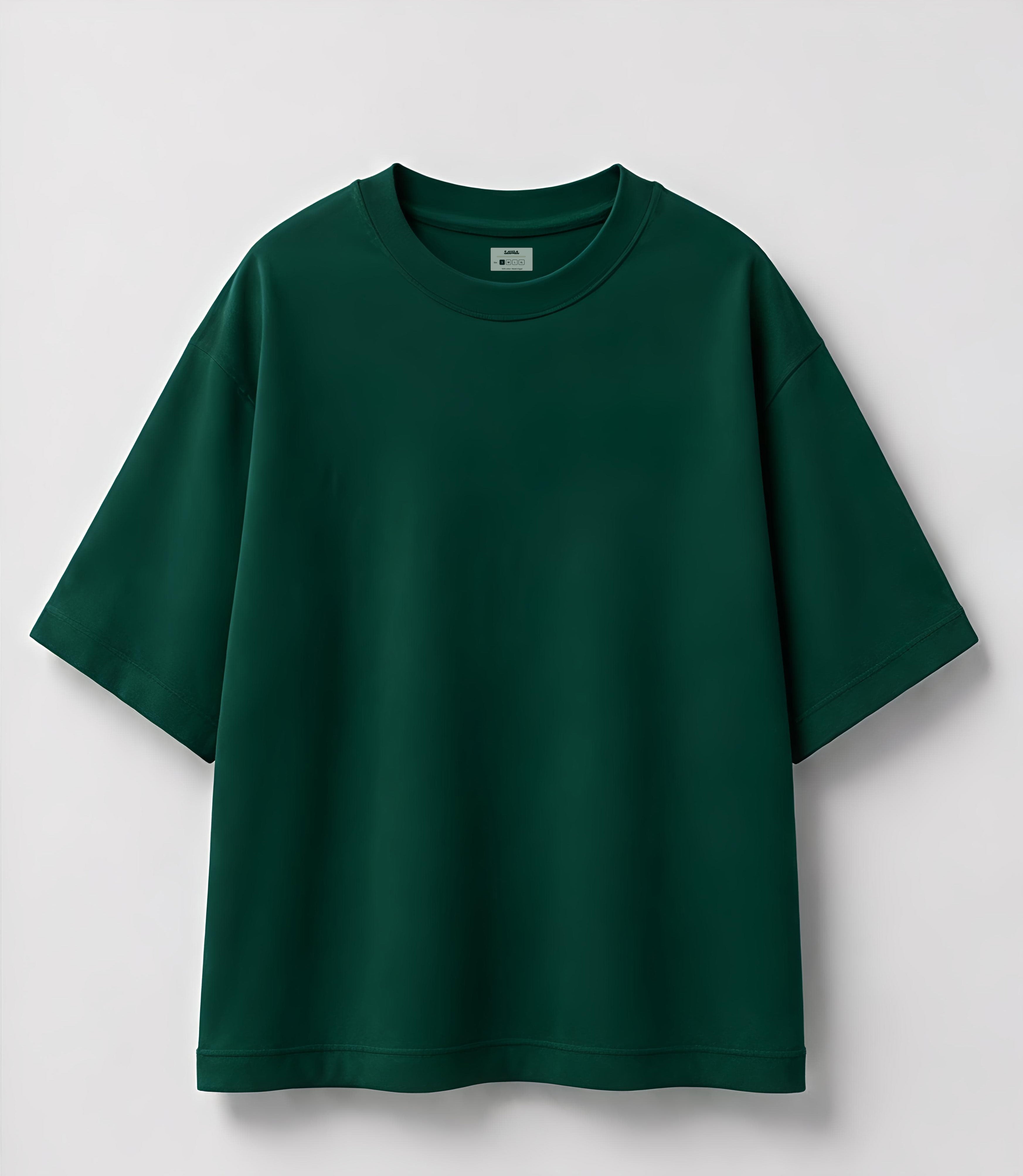 Oversized Dark Green T-shirt