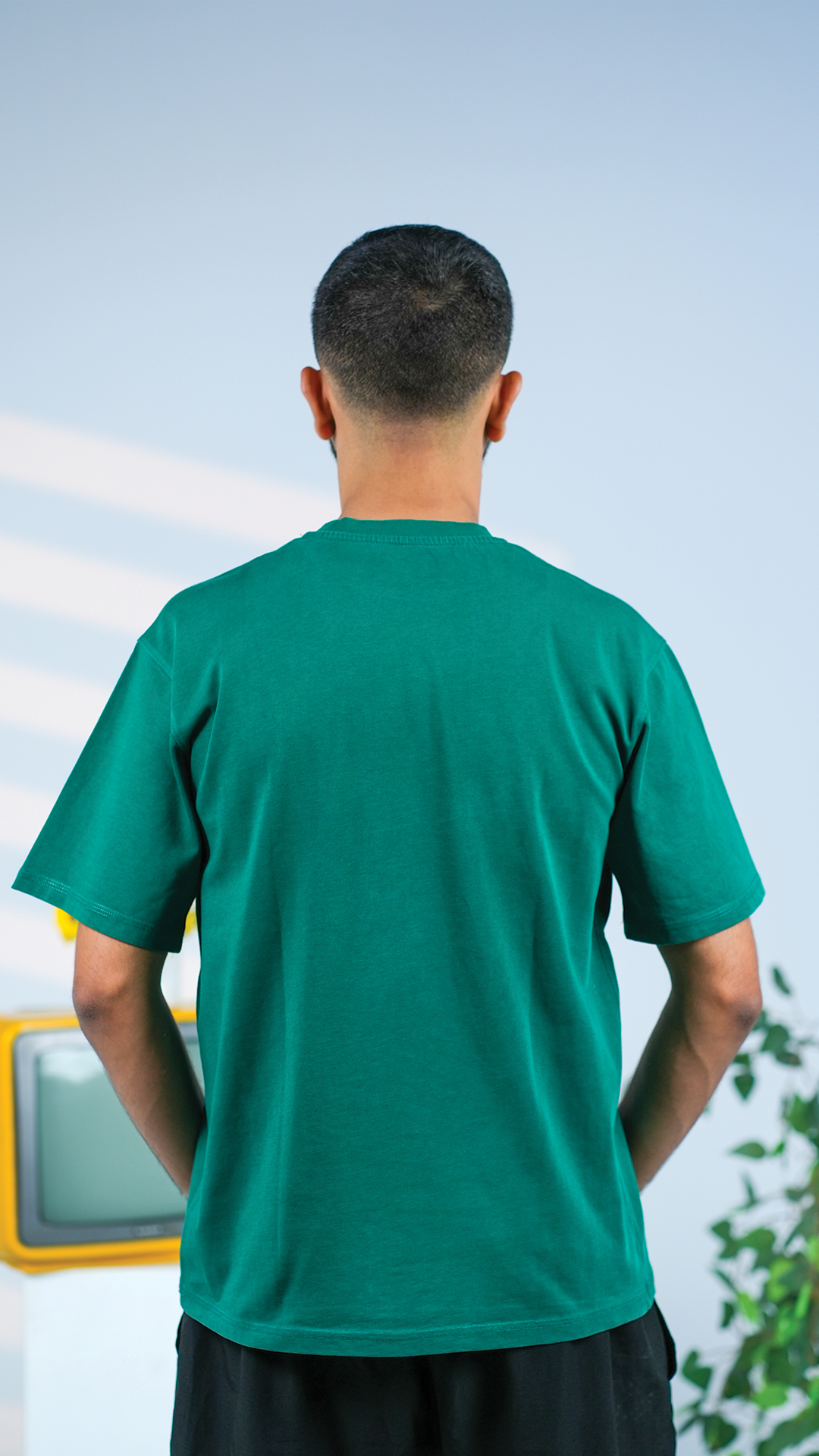 Oversized Green Tee