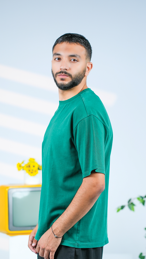 Oversized Green Tee