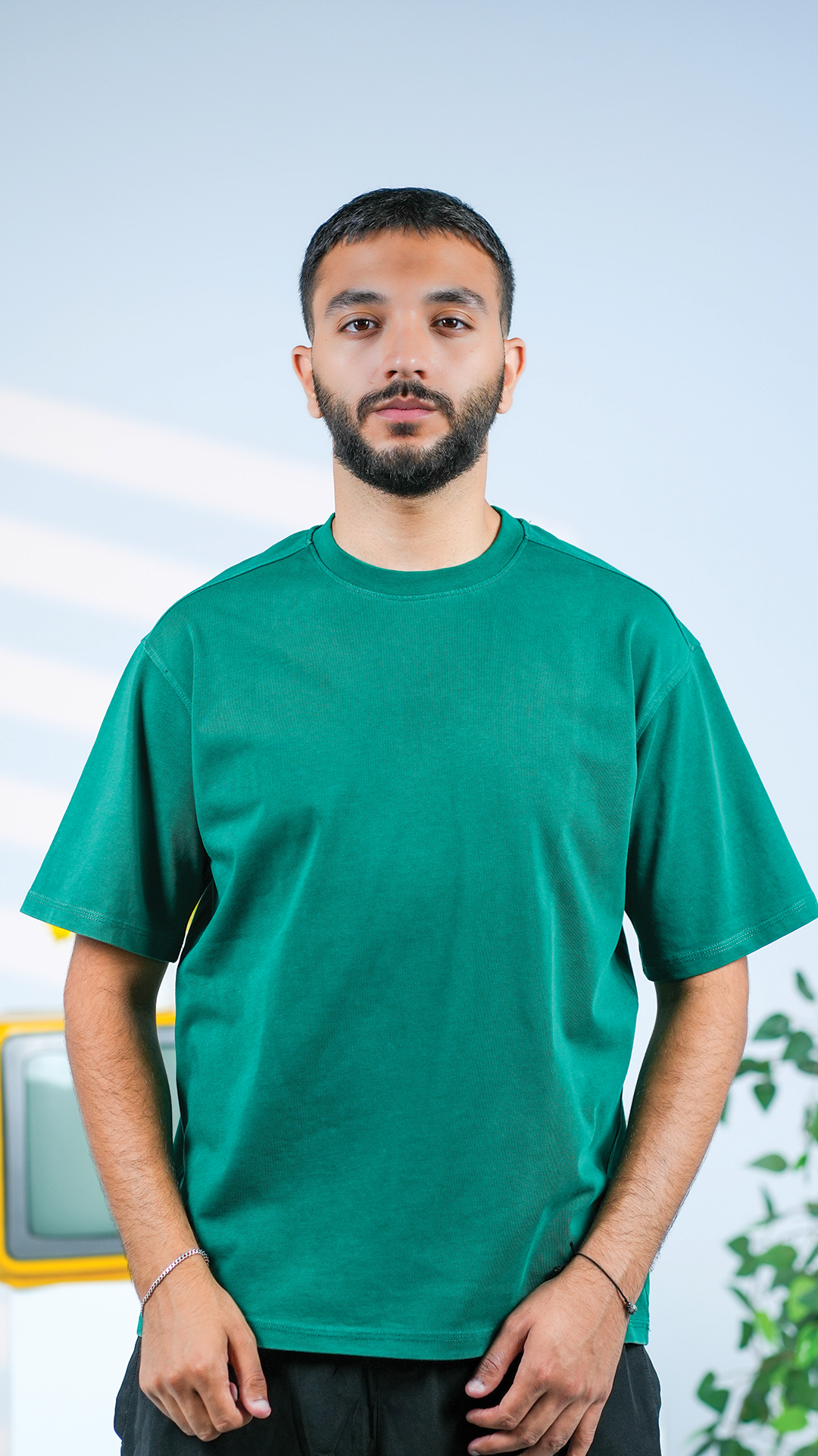 Oversized Green Tee